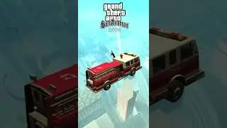JUMPING FROM THE HIGHEST BUILDING BY FIRETRUCK GTA EVOLUTION #gta #gta5 #gtav #gtasandreas #gaming