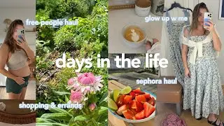 VLOG: free people try on haul, glow up, & lots of new favorite things