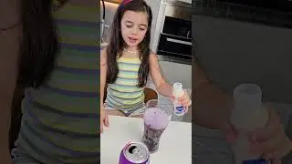 Bebida viralizada Fanta uva + Yakult #shorts