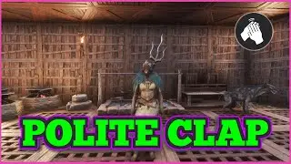 Conan Exiles Learning The Emote 'Polite Clap'