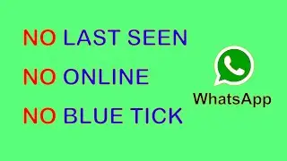 Show Only Old Last Seen | Whatsapp Tricks | Control Your Whatsapp Chat