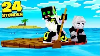 24 HOURS ON THE OPEN SEA?! - Minecraft [German/HD]