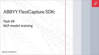 ABBYY FlexiCapture SDK Tutorial: NLP model training