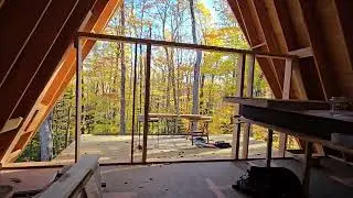 Exciting day - staging off the dormer, framing and soffits happening now.