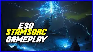 ESO Storm God Stamina Sorcerer PVP Build | Necrom DLC | Gameplay