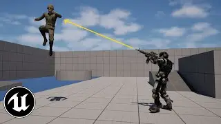 How To Make Enemy Aim Up Or Down Towards Player In Unreal