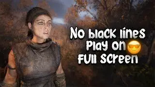 how to remove 2 black lines in hellblade 2 easy 😁