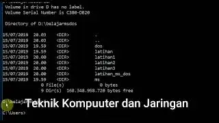 MEMBUAT FOLDER DENGAN CMD