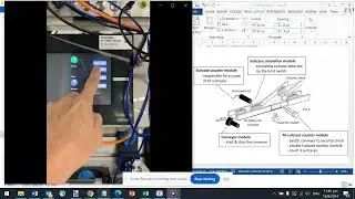 PLC-Controlled Suitcase Conveyor - On test bench (Singapore Polytechnic)