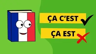 Why do we say ça c'est in French?