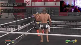 WWE2K22 FIRST LOOK AGAIN!! (Got a new/old controller)