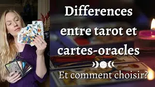 Les différences entre tarots et cartes-oracles