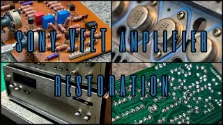 Sony TAN-8550 VFET Power Amplifier Restoration and Overhaul