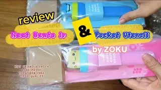 REVIEW ZOKU BENTO NEAT JR #unboxingvideo #reviewzokubento #reviewzokuuttensil #reviewlunchbox