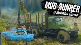 Spintires: MudRunner Карта « Привычная работа»Автор:Mihail130ZiL
