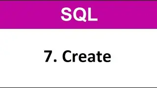 SQL Tutorial - 7  SQL Create DDL command Create Table