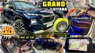 2024 Grand Vitara Sigma Base To Top Modification ✅ Grand Vitara Premium Audio SetUp ✅