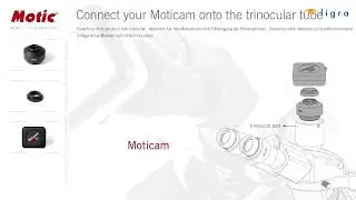 Moticam #06 - Collegare ad un Trinocular Tube