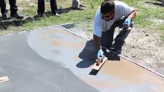 Set of hand tools for stamped concrete