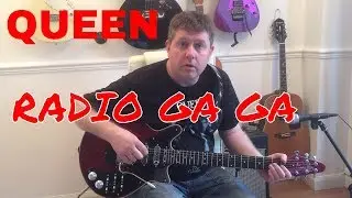 Radio Ga Ga - Queen - Guitar Tutorial