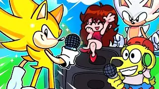 Friday Night Funkin but SONIC TRANSFORMS!! Super Sonic, Hyper Sonic, Shadow, Silver - FNF Mods 164