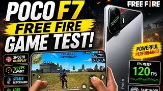Poco F7 5G 120 Fps Free Fire Gameplay Test 😲