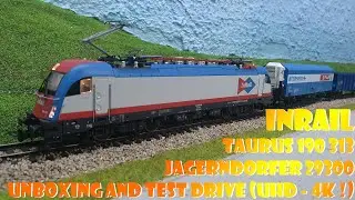InRail Taurus 190 313 Jagerndorfer 29300 UNBOXING AND TEST DRIVE (UHD - 4K !)