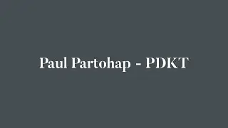 Paul  Partohap -  PDKT ( inst )