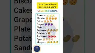 List of countable and uncountable nouns| 