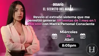 🔴Desafío: El secreto del Alfil (Las ventas de 1 mes en un día con Marca Personal Consciente