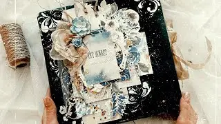 Семейный фотоальбом ручной работы. Скрапбукинг. Скрапальбом. Family scrapbook. Scrapbooking