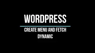 WordPress Theme Integration | Custom Menu Part 1 | WordPress Development