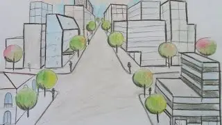 COMO DESENHAR PERSPECTIVA  COM PONTO DE FUGA CENTRAL