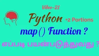 Python  in Tamil/map() Function in Python Language