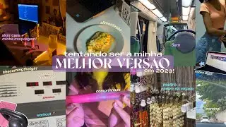 tentando ser a minha MELHOR versão em 2023! - 6am, workout, self care, minha maquiagem + comprinhas