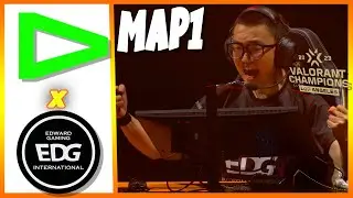LOUD vs EDG Highlights Map1 - Valorant Champions 2023