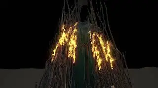 Houdini Fire test with vray render