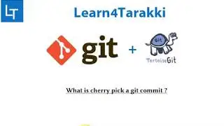 TortoiseGit Tutorial 12: How to use cherry pick in git ?