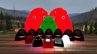 GIANT RED AND ALIEN ANGRY MUNCI is After Me in GMod - Can I Escape the Madness?