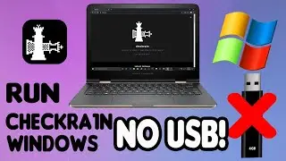 How to run Checkra1n directly on Window PC without using USB flash drive and Boot Option