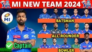 IPL 2024 - Mumbai Indians Team Full Squad | MI Team New Players List 2024 | MI New Team 2024
