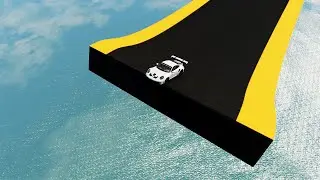 Epic High Speed Cars Jumps On the Sea BeamNG Drive