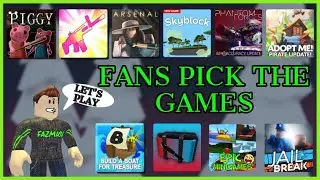 🔴LIVE - PLAYING ROBLOX WITH FANS - YOU CHOOSE THE GAME - ROBLOX