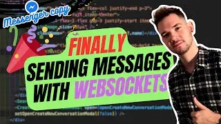 Day 22 of Coding a Messenger Copy - Finally sending messages! 🥳 |  React/Express