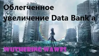 Как поднять Data bank? Есть небольшая хитрость.