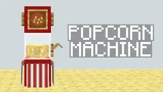 ✔ How to Make a Popcorn Machine in Minecraft
