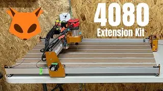 Assembly & First Cut with the FoxAlien CNC Router Masuter Pro 4080 Extension Kit
