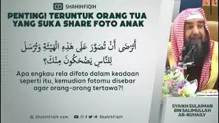 PENTING UNTUK ORANG TUA YANG SUKA SHARE FOTO ANAK