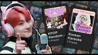 playing funny kpop games on roblox with my friend!