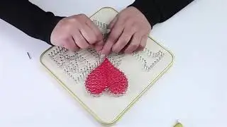 Набор Стринг Арт (String Art) - Картины с помощью гвоздей и нитей 20x20